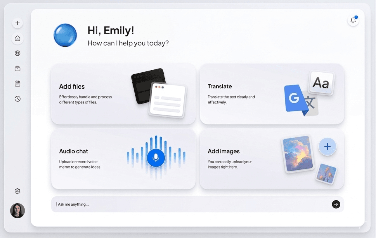 Linkaïa dashboard interface
